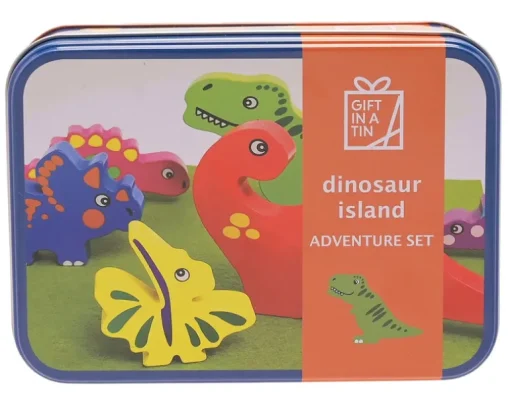 Apples To Pears Gift In A Tin Dinosaur Island