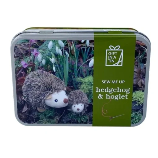 Apples To Pears Gift In A Tin Sew Me Up Hedgehog & Hoglet