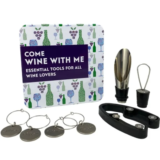 Apples To Pears Gift In A Tin FOR GROWN UPS COME WINE WITH ME TIN