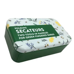 Apples To Pears Gift In A Tin Folding Secateurs