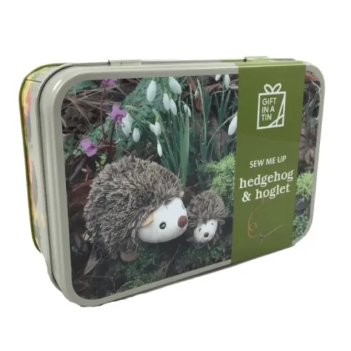 Apples To Pears Gift In A Tin Sew Me Up Hedgehog & Hoglet
