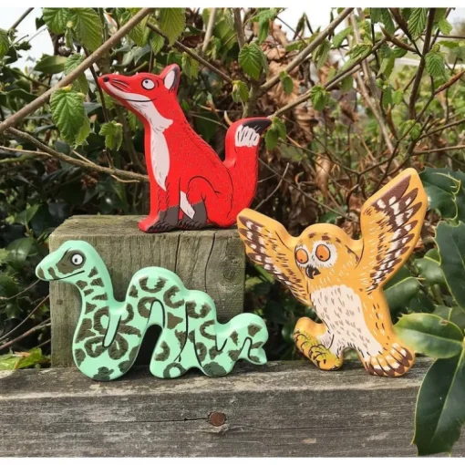 Bajo Wooden Figure - Fox