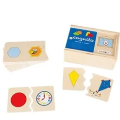 Beleduc Cognito Wooden Educational Shapes Puzzle