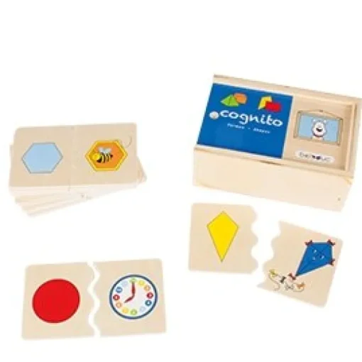 Beleduc Cognito Wooden Educational Shapes Puzzle