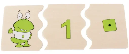 Beleduc Cognito Wooden Educational Numbers Puzzle