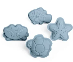 Bigjigs Silicone Sand Moulds Dove Grey