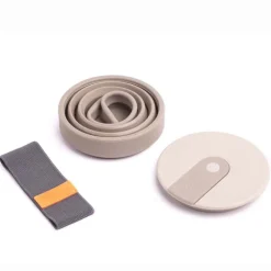 Collapsible Silicone Cup + Straw Sage Green 16oz