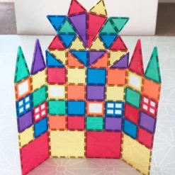 Connetix Tiles Magnetic Building Set - Starter Pack 62 Rainbow