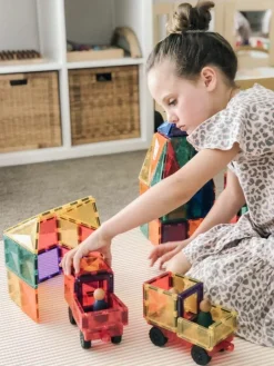 Connetix Tiles Magnetic Building Set - Motion Pack 24 Piece Rainbow
