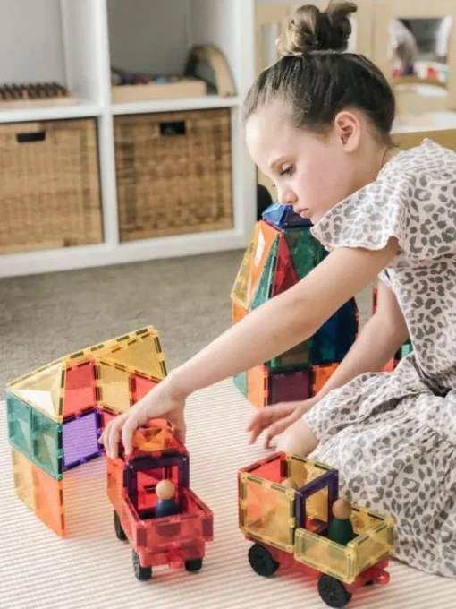 Connetix Tiles Magnetic Building Set - Motion Pack 24 Piece Rainbow