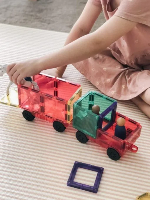 Connetix Tiles Magnetic Building Set - Motion Pack 24 Piece Rainbow