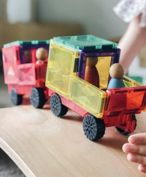 Connetix Tiles Magnetic Building Set - Motion Pack 24 Piece Rainbow
