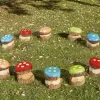 Cosy Mini Mushroom Number Seats (Direct Shipping Item)