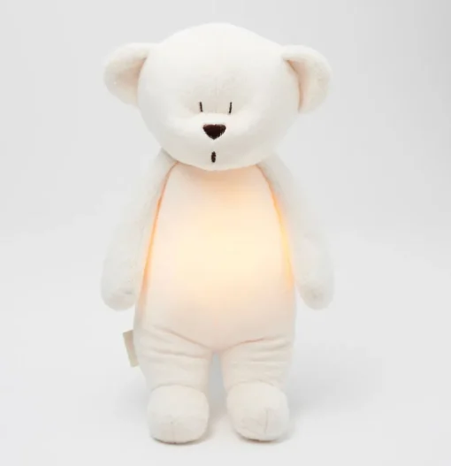 Cream Moonie Humming Bear with Lamp