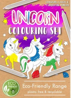 Eco Friendly Unicorn Colouring Set