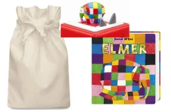 Elmer Tonie and Board Book Story Sack