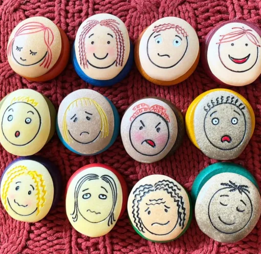 Find out about Feelings Story Sack with Emotion Stones