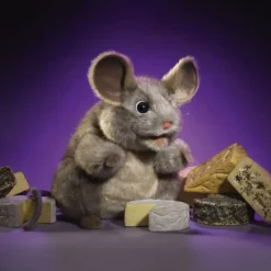 Folkmanis Grey Mouse Hand Puppet