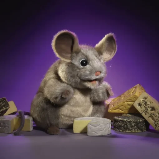 Folkmanis Grey Mouse Hand Puppet