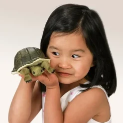 Folkmanis Mini Turtle Finger Puppet