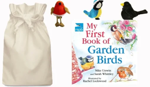 Garden Birds Story Sack with Puppet Company Finger Puppets