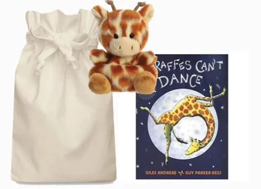 Giraffes Can't Dance Story Sack with Aurora Palm Pal Giraffe