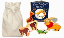 Giraffes Can't Dance Story Sack with Lanka Kade Animals