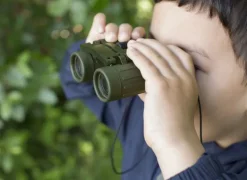 Huckleberry Binoculars, Carrying Case and Bird Watching Book