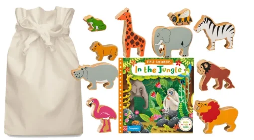 In the Jungle Story Sack with Lanka Kade Animals