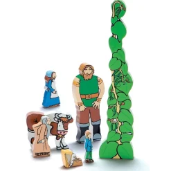 Jack and the Beanstalk Story Sack with Wooden Characters