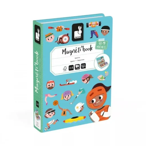 Janod Sports Magnetic Book