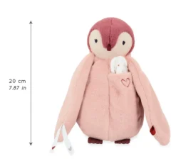 Kaloo Kissing Plush Penguin Pink