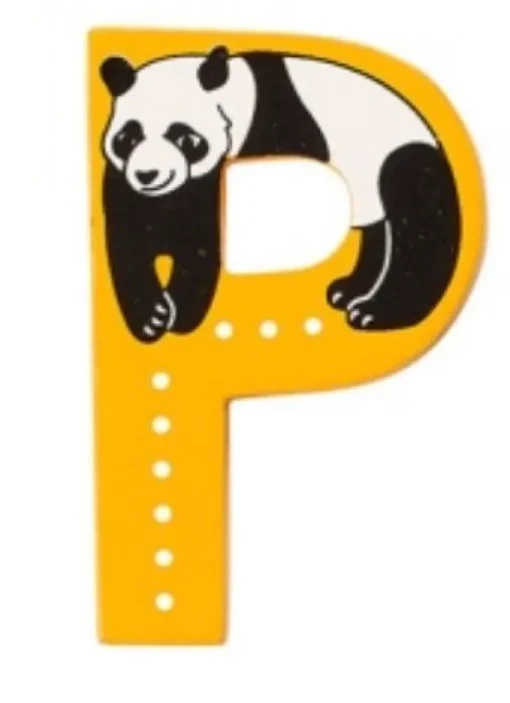 Lanka Kade Wooden Animal Letter P