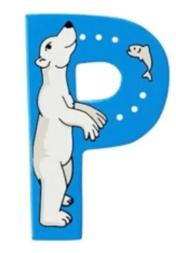 Lanka Kade Wooden Animal Letter P