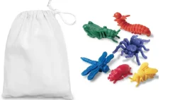 Large Bug Counter Party Bag with 6 Bugs