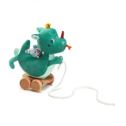 Lilliputiens Pull Along Cuddle Joe the Dragon