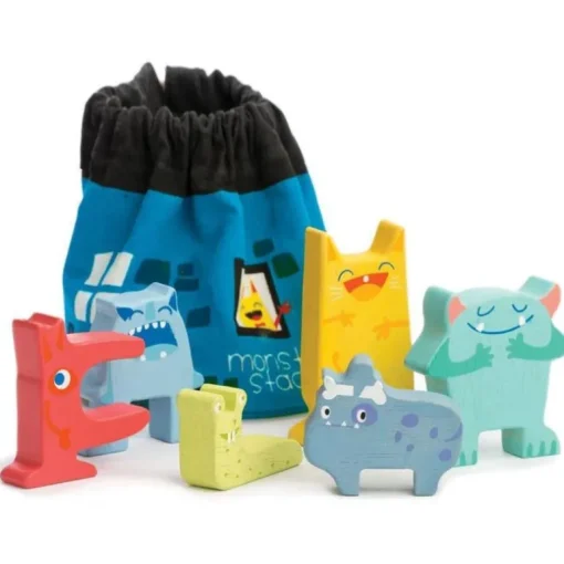 Monster Stacker and Cloth Book Activity Story Sack