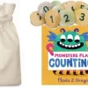 Monsters Play Counting Story Sack with Number Pebbles