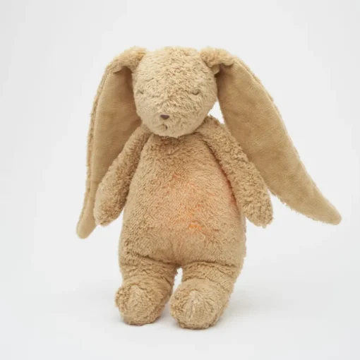 Moonie Cappuccino Nature Bunny - The Organic Hummy Bunny with Lamp