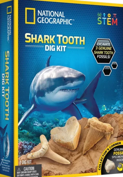 National Geographic Shark Tooth Dig Kit