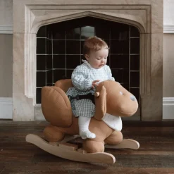 Nattou Rocker Charlie the Dog Caramel (Direct Shipping)