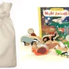 Night Animals Story Sack with Lanka Kade Wooden Animals