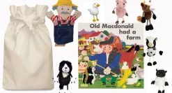Old Macdonald Had A Farm Story Sack with Puppet Company Puppets