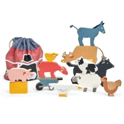 Old Macdonald Had A Farm Story Sack with Stacking Farmyard Bag