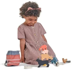 Old Macdonald Had A Farm Story Sack with Stacking Farmyard Bag