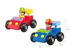 Orange Tree Wooden Racing Car Set