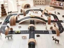 Orange Tree Wooden Racing Car Set