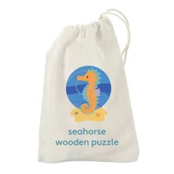 Orange Tree Wooden Seahorse Puzzle