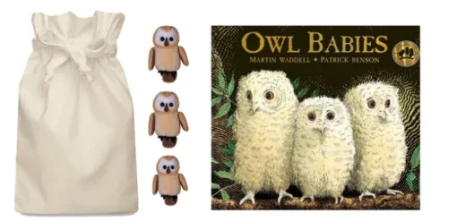 Owl Babies Story Sack with Puppet Company Finger Puppets