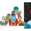 Peep inside Space Story Sack with Wooden Space Set